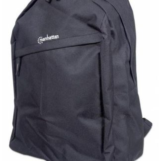 MANHATTAN MOCHILA KNAPPACK DE PVC-POLIESTER PARA LAPTOP 15.6 NEGRO