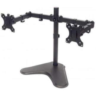 MANHATTAN SOPORTE DE MESA PARA 2 MONITORES 13 - 32 8KG NEGRO