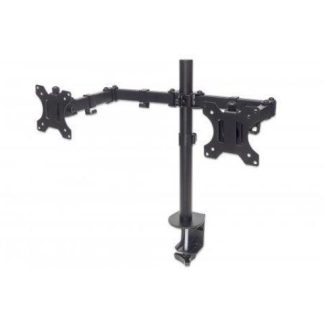MANHATTAN SOPORTE DE MESA PARA 2 MONITORES 13 - 32 HASTA 16KG NEGRO