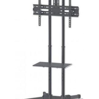 MANHATTAN SOPORTE TIPO CARRITO PARA PANTALLAS 37 A 70 O 50KGS NEGRO
