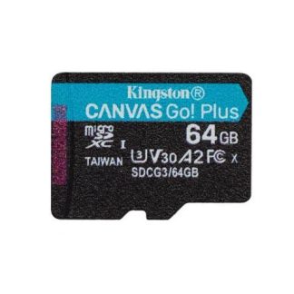 MEMORIA FLASH KINGSTON CANVAS GO! PLUS 64GB MICROSD UHS-I CLASE 10 (U3)