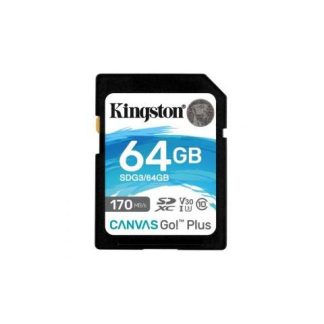 MEMORIA FLASH KINGSTON CANVAS GO! PLUS 64GB SDXC UHS-I CLASE 10