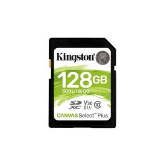 MEMORIA FLASH KINGSTON CANVAS SELECT PLUS 128GB SDXC UHS-I CLASE 10
