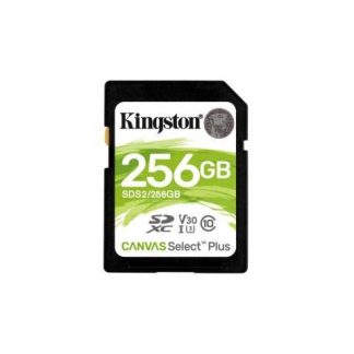 MEMORIA FLASH KINGSTON CANVAS SELECT PLUS 256GB SDXC UHS-I CLASE 10