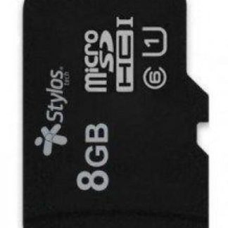 MEMORIA MICRO SD 8GB STYLOS STMSDS1B 8 GB 13MB-S 5 MB-S NEGRO CLASE 10