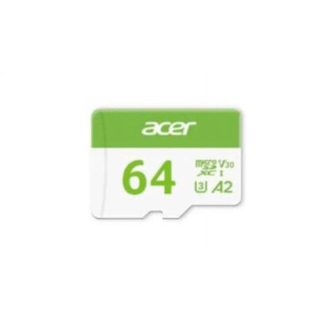 MEMORIA MICROSD ACER MSC300 64GB 160MB-S UHSI V30 BL.9BWWA.302 CLASE 10 A2