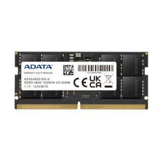 MEMORIA RAM ADATA DDR5 16GB SODIMM 4800MHZ. NP. AD5S480016GS