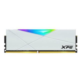 MEMORIA RAM ADATA XPG SPECTRIX D50 DDR4 16GB UDIMM 3200MHZ CON ILUMINACION RGB. DISIPADOR BLANCO. NP. AX4U320016G16ASW50