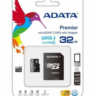 MEMORIA SD ADATA UHSI U1 32GB CLASS 10 32 GB 30 MB-S 10 MB-S NEGRO