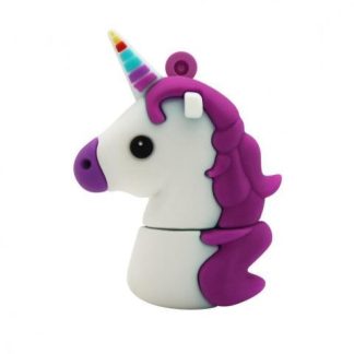 MEMORIA USB BROBOTIX 190432-32 32GB USB 2.0 UNICORNIO MORADO