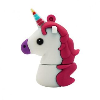 MEMORIA USB BROBOTIX 190432-33 32GB USB 2.0 UNICORNIO ROSA