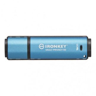 MEMORIA USB KINGSTON IRONKEY VAULT PRIVACY 50 16GB USB A 3.2 AZUL