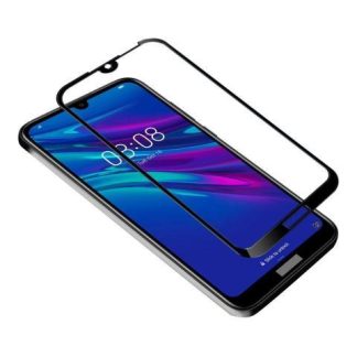 MICA CRISTAL TEMPLADO 9D COMPATIBLE CON HUAWEI Y6 PRO 2019