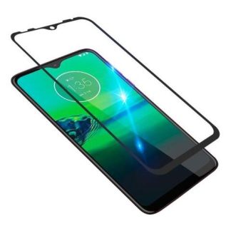 MICA CRISTAL TEMPLADO 9D COMPATIBLE CON MOTOROLA G8 PLAY