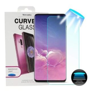 MICA CRISTAL TEMPLADO UV 6D CURVA SAM S6 EDGE ANTI GOLPES