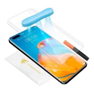 MICA UV DE CRISTAL TEMPLADO PARA HUA P40 PRO PLUS DUREZA 9H