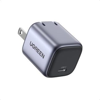 MINICARGADOR 30W UGREEN CARGA RAPIDA USBC COMPATIBLE APPLE COLOR GRIS
