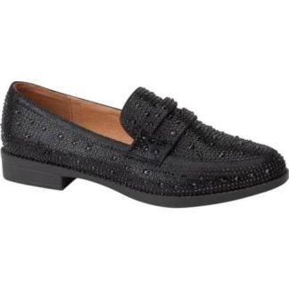 MOCASIN DE PIEL CON ADORNO NEGRO VI LINE FASHION