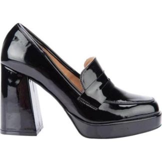MOCASIN TACON ALTO CON PLATAFORMA NEGRO VI LINE FASHION