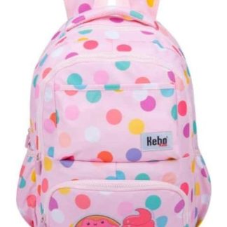 MOCHILA ESCOLAR MULTICOLOR KEBO KIDS