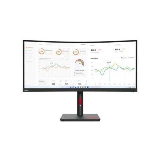 MONITOR CURVO LENOVO THINKVISION T34W-30 LED 34 3440X1440 ULTRA WIDE QUAD HD 60HZ HDMI-DISPLAYPORT NEGRO