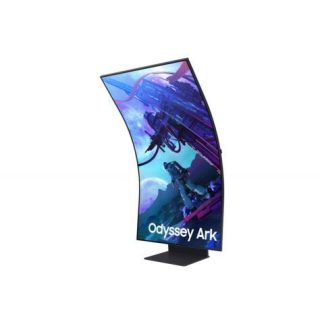MONITOR GAMER CURVO SAMSUNG ODYSSEY ARK 1000R LED 55 4K ULTRA HD FREESYNC PREMIUM 165HZ HDMI BOCINAS INTEGRADAS NEGRO
