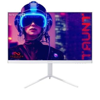 MONITOR GAMING LED PLANO 27 NMG27FA VA 165HZ 1MS LOW BLUELIGHT FLICKERFREE FREESYNC RGB VESA 169 FHD 1920-1080 HDMI DP GIRO30° BLANCO