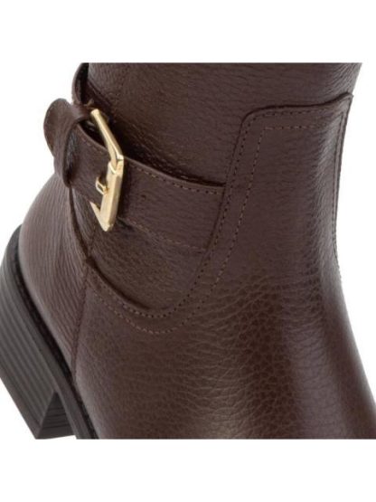 BOTA ALTA PIEL VACUNO ROJO LADRILLO VIVIS SHOES - Image 2