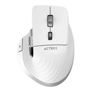 MOUSE ERGONOMICO ACTECK OPTICO VIRTUOS PRO MI780 INALAMBRICO BLUETOOTH-USB-C 3000DPI BLANCO