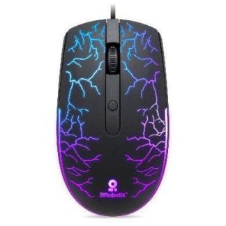 MOUSE GAMER BROBOTIX OPTICO STORM ALAMBRICO USB 1600DPI NEGRO-RGB 263946