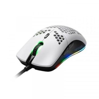 MOUSE GAMER ERGONOMICO YEYIAN OPTICO LINKS ALAMBRICO USB 7200DPI BLANCO