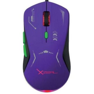 MOUSE GAMER XZEAL OPTICO XZ-401 INALAMBRICO USB-A 7200DPI MORADO