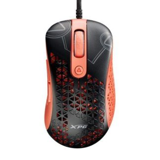 MOUSE GAMING XPG MERA SLINGSHOT. CON SENSOR OPTICO PMW3360 OFRECE HASTA 12 000 DPI. CABLE TRENZADO ILUMINACION RGB SLINGSHOTBK-OGCWW