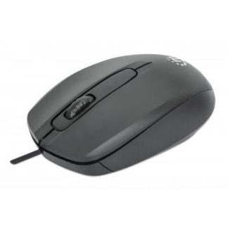 MOUSE MANHATTAN OPTICO COMFORT II ALAMBRICO USB-A 1000DPI NEGRO