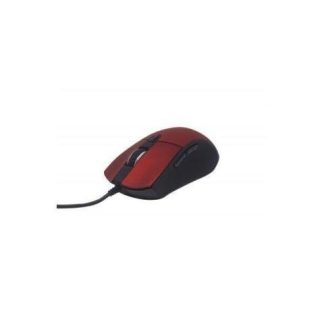 MOUSE NACEB TECHNOLOGY NA0115R ROJO 6 BOTONES ALAMBRICO OPTICO 800 2400 DPI