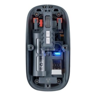 MOUSE VORAGO OPTICO MO-415 INALAMBRICO USB 1600 DPI TRANSPARENTE