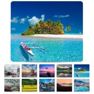 MOUSEPAD BROBOTIX 136285 24 X 20CM GROSOR 2MM PAISAJES 10 PIEZAS