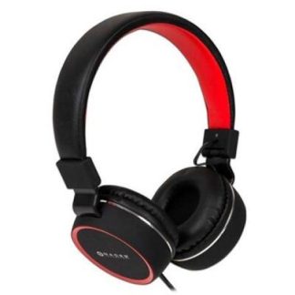 NACEB AUDIFONOS CON MICROFONO NA-0310R ALAMBRICO 1.2 METROS 3.5MM NEGRO-ROJO