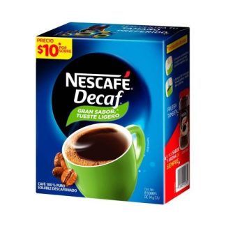 NESCAFE DECAF ORIG. STICK PAQ. 8 PZ DE 14 GR