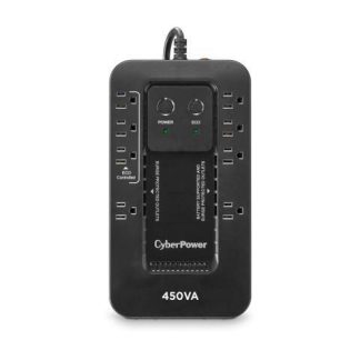 NO BREAK CYBERPOWER EC450G OFFLINE 260W 450VA ENTRADA 96 - 140V SALIDA 120 - 120V 8 CONTACTOS