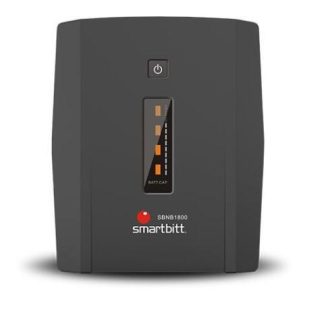 NO BREAK SMARTBITT SBNB1800 LINEA INTERACTIVA 900W 1800VA ENTRADA 82 - 148V SALIDA 120V 8 CONTACTOS