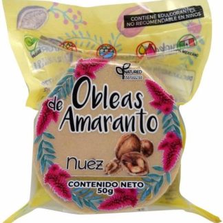 OBLEAS DE AMARANTO SAB NUEZ 50 G NATURED C 12