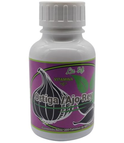 ORTIGA CON AJO REY 500 MG 200 TAB LIA SOFI