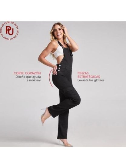 OVEROL CINTURA ALTA NEGRO SEVEN JEANS - Image 6