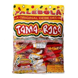 PALETA ENCHILADA TAMA ROCA BOLSA CON 12 PIEZAS DE 720 GR
