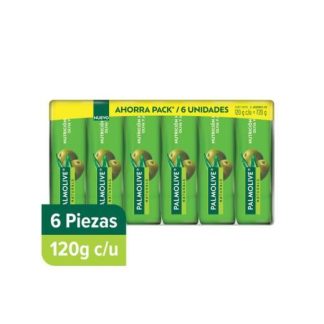 PALMOLIVE NATURALS JABON DE TOCADOR VERDE 120 GR 6 PIEZAS