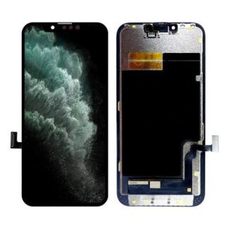 PANTALLA COMPLETA COMPATIBLE CON IPHONE 13 A2631 2633 AMOLED NEGRO