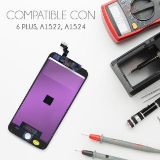 PANTALLA COMPLETA COMPATIBLE CON IPHONE 6 PLUS A1522 A1524 A1593 COLOR NEGRO