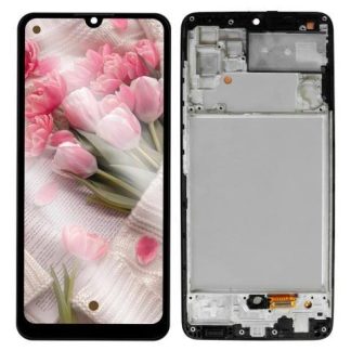 PANTALLA COMPLETA CON MARCO PARA SAMSUNG A32 4G INCELL NEGRO