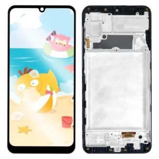 PANTALLA COMPLETA PARA SAMSUNG A22 A225 4G AMOLED CON MARCO NEGRO